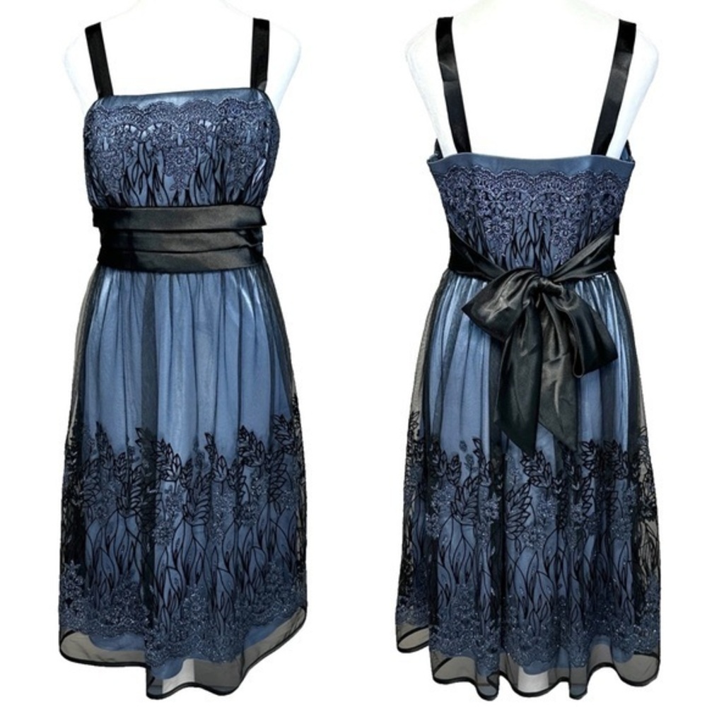Vintage Y2K Formal Dress Sz 10 Mesh Velvet Burnout Whimsigoth Fairy Grunge